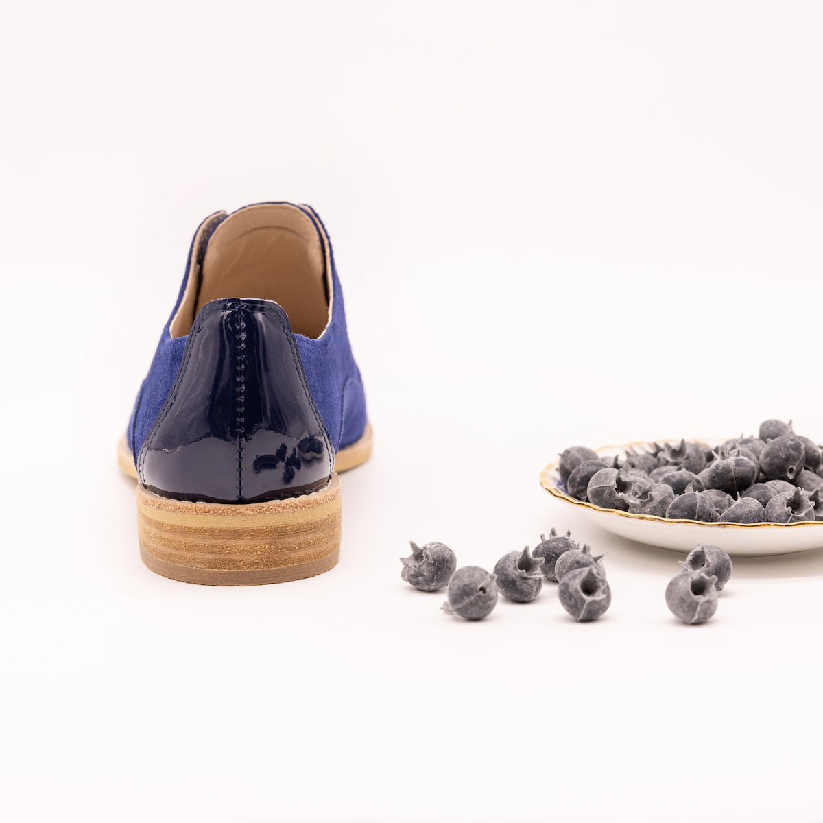 Dark Navy Suede Oxfords | Women's Navy Suede Oxfords
