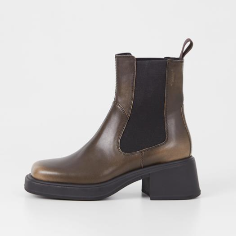 Distressed Brown Chelsea Boot