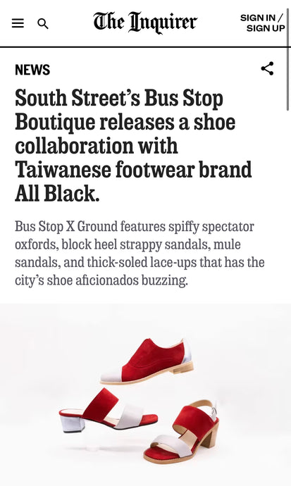 BUS STOP X Ground in The Philadelphia Inquirer