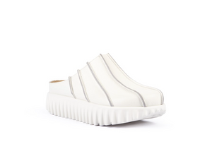 WAFFO Mules White Slip-on Shoes