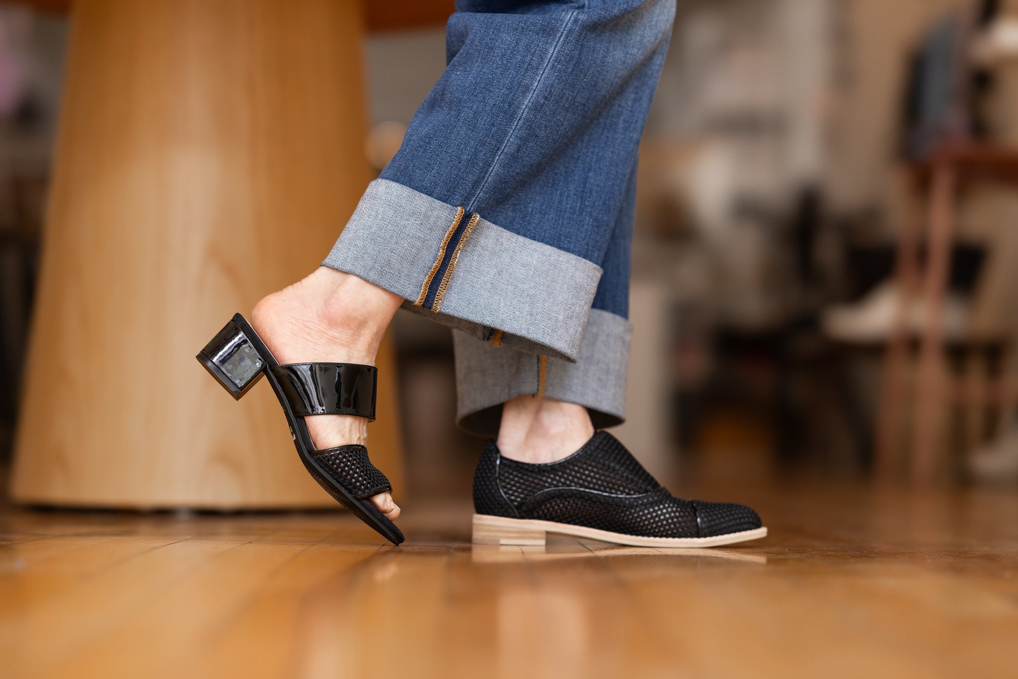 mesh dress shoes 36.5
