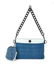 Load image into Gallery viewer, Downtown Crossbody Denim with Chain Handle