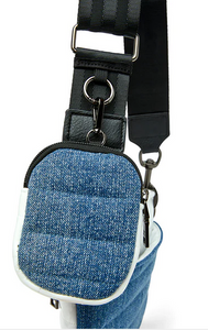 Downtown Crossbody Denim Ipod Holder