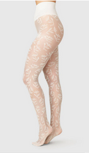 Load image into Gallery viewer, FLORAL Ivory Lace Tights