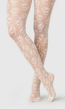 Load image into Gallery viewer, FLORAL Ivory Tights