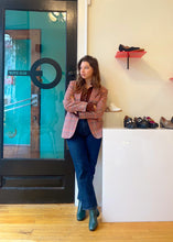 Load image into Gallery viewer, Green boots worn casually