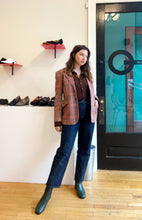 Load image into Gallery viewer, Green boots worn with jeans &amp; blazer