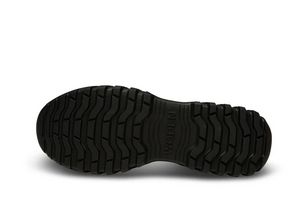 black rubber sole