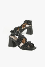 Load image into Gallery viewer, Block Heel Black Sandals