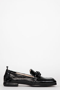 Black Patent Leather Loafer