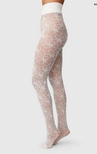 MAJA Flower Ivory Tights