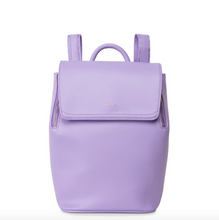 Load image into Gallery viewer, Lilac vegan leather backpack