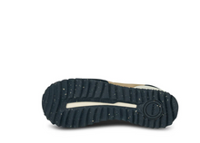 Load image into Gallery viewer, Speckled sole of navy platform sneaker