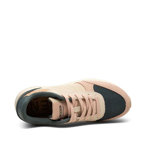 Top view of Green & Pink Sneaker