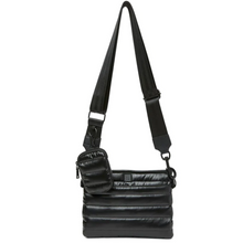 Load image into Gallery viewer, DOWNTOWN CROSSBODY Black on Black Handbag