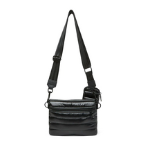 Load image into Gallery viewer, DOWNTOWN CROSSBODY Black on Black Handbag