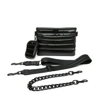 Load image into Gallery viewer, DOWNTOWN CROSSBODY Black on Black Handbag