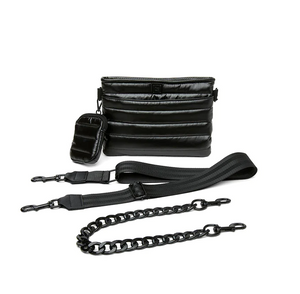 DOWNTOWN CROSSBODY Black on Black Handbag