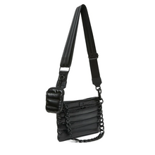 Load image into Gallery viewer, DOWNTOWN CROSSBODY Black on Black Handbag