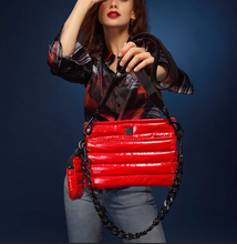 Load image into Gallery viewer, DOWNTOWN CROSSBODY Lipstick Patent Handbag