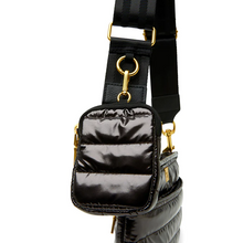 Load image into Gallery viewer, DOWNTOWN CROSSBODY Dark Mocha Patent Handbag