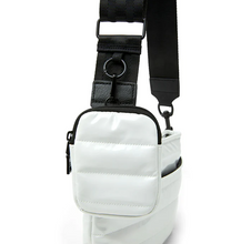 Load image into Gallery viewer, DOWNTOWN CROSSBODY White Patent Handbag