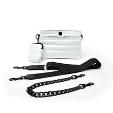 Load image into Gallery viewer, DOWNTOWN CROSSBODY White Patent Handbag