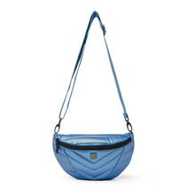 Load image into Gallery viewer, Blue crossbody bag with blue strap