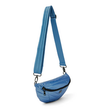 Load image into Gallery viewer, Blue Crossbody handbag with blue straps
