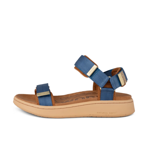 Side view of Line Denim Sandal