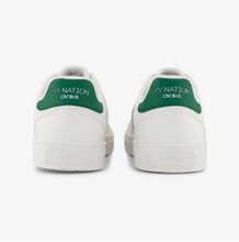 Load image into Gallery viewer, Back of sneaker with green accent