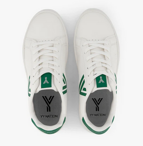 White sneakers made of Cactus