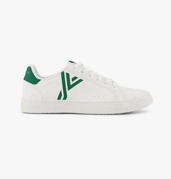 Vegan White and Green Sneaker