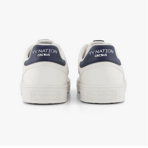 STRATUS CACTUS White & Navy Vegan UNISEX Sneakers