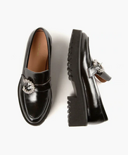 Load image into Gallery viewer, Top and side view of lug loafers