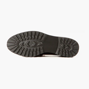 Lug Sole of Black Loafer