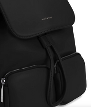 Load image into Gallery viewer, TATUM Black Vegan Backpack