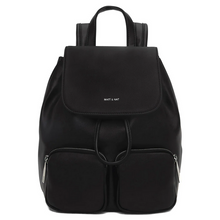 Load image into Gallery viewer, TATUM Black Vegan Backpack