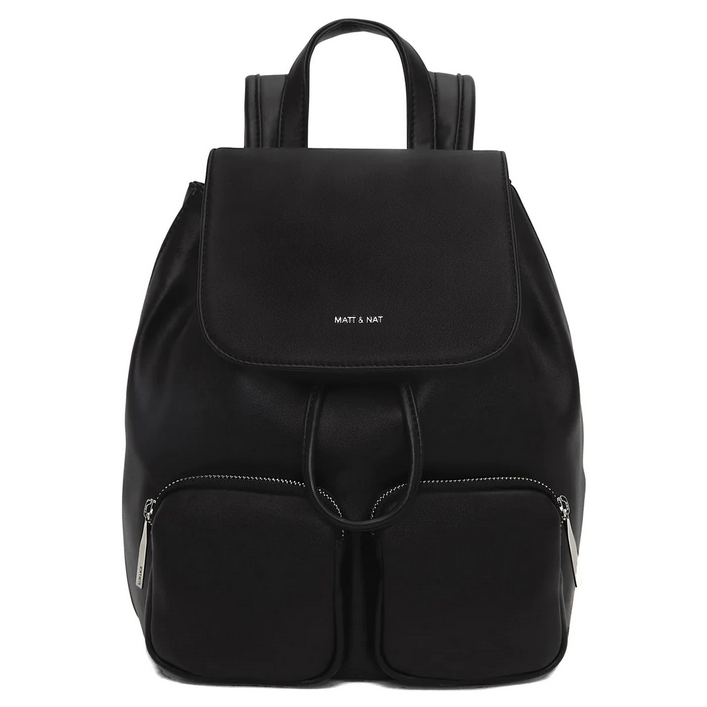 TATUM Black Vegan Backpack