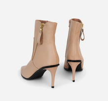 Load image into Gallery viewer, Beige Stiletto  Heel Boots