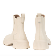 Load image into Gallery viewer, TAYLA Off-White Vegan Chelsea Boots