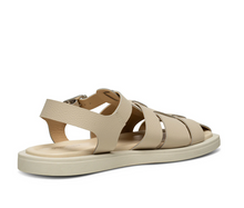 Load image into Gallery viewer, back view of off white sandal