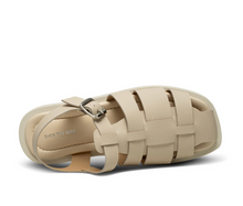 Load image into Gallery viewer, top view of off white fisherman sandal