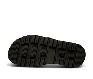 black lug sole on sandal