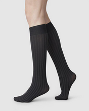 Load image into Gallery viewer, HILDA Knee Highs Black