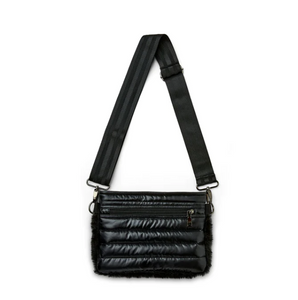 DELUXE BUM BAG 2.0 Black Faux Fur