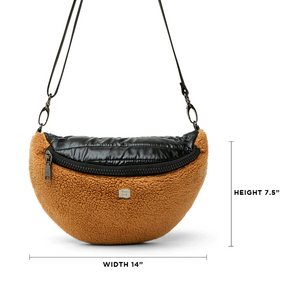 MOOD SWING Nude Sherpa Bag