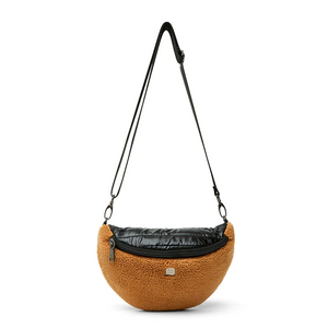 MOOD SWING Nude Sherpa Bag