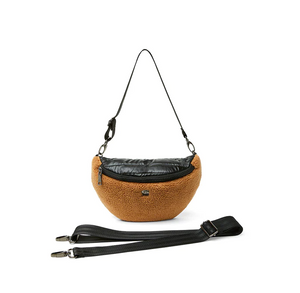 MOOD SWING Nude Sherpa Bag