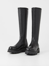 Load image into Gallery viewer, Black Leather Tall Boots